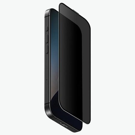Uniq Optix Privacy härdat glas med sekretessapplikator för iPhone 16 Pro Max