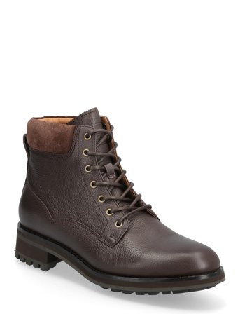 Polo Ralph Lauren Bryson Mid Leather Field Boot - Brown - 44