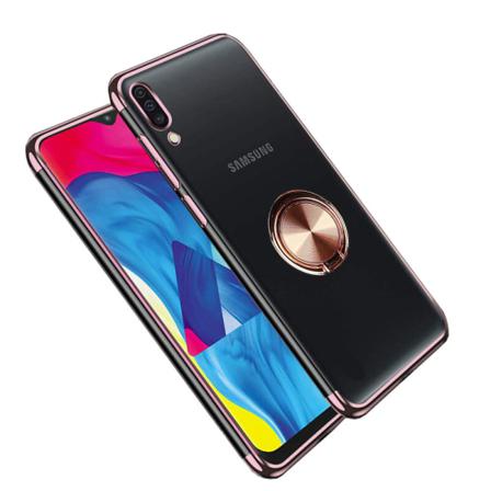 Samsung Galaxy A50 - Skal Med Ringhållare Guld