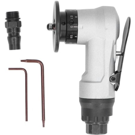 Gradfjerningsverktøy Pneumatisk Fasemaskin 30000 RPM, 45° Buefreser Håndholdt Lineær Skjæring Gradfjerningsverktøy