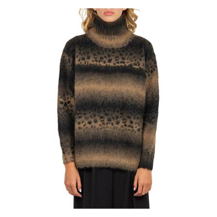 Seventy Turtlenecks Brun, Dame Rullekraver