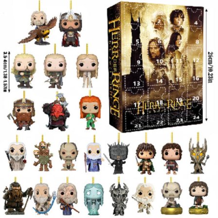 Blind box akryl juletræsdekoration vedhæng Ringenes Herre