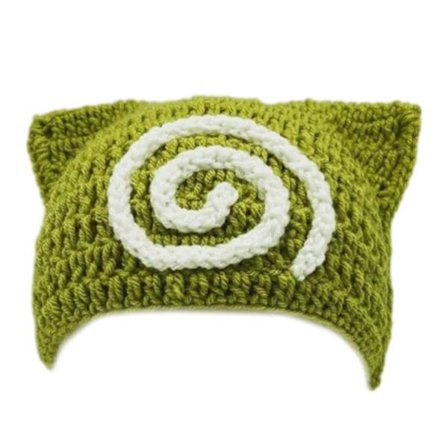 Strikket hue med katteører til voksne med plys-kant, sød studenterhue til udendørs cykling, ski, vinter, hold varm hue til par