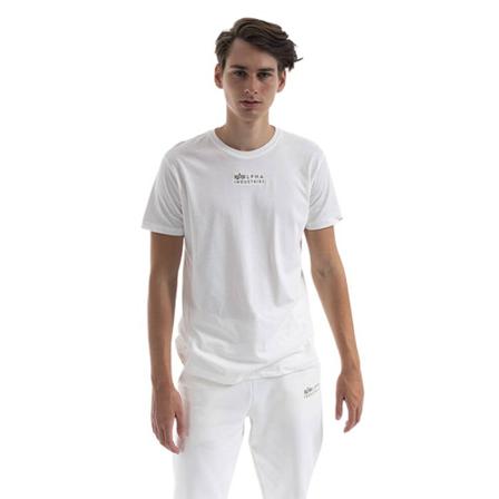 Alpha Industries, Koszulka męska Organics EMB 118529 626 Biały, Mężczyzna, Rozmiar: S