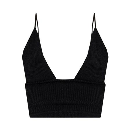 Dsquared2, Sleeveless Tops Zwart, Dames, Maat:2XS