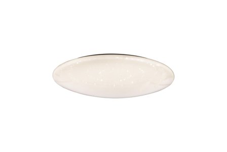 Aneta Lighting ZODIAC plafond 60cm, hvit, 50W LED, justerbar fargetemperatur, fjernkontroll