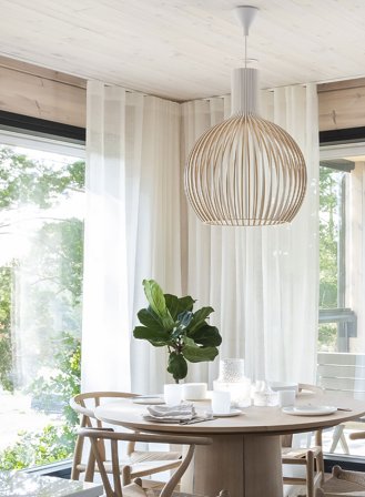 Octo 4240 taklampe Ø54 - hvit