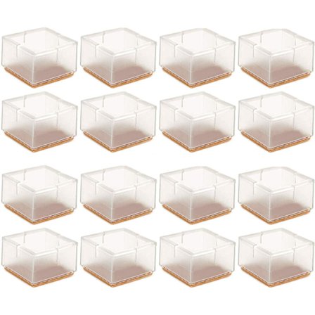 (16 kappaletta) Suuret pöydänjalan lattiasuojat 1-15/16" - 2-1/16" (