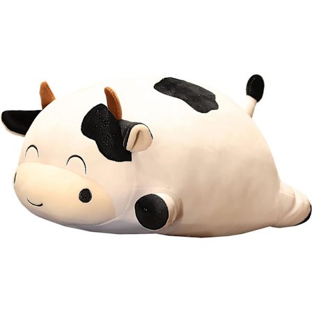 Ko-Plushkudde, Bedårande Plyschdjur, Mjuk Ko-Kram