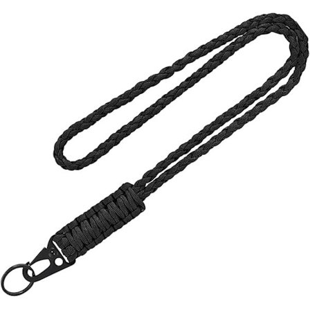 Paracord Lanyard Heavy Duty Nyckelband Lanyard Flätad Visselpipa Handledsnöre Halsband för Nycklar ID-kortsmärke Telefon