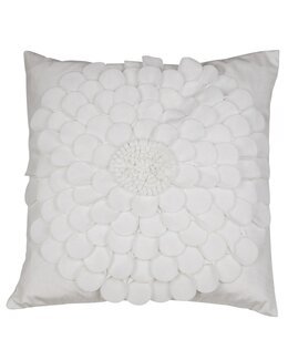 Pudebetræk Cilla i fløjl Off-white