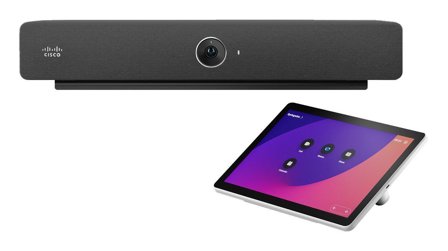 Cisco Webex Room Bar - videokonferanseinnretning - med veggmontert Room Navigator