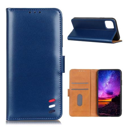 Xiaomi Mi 11 - Tri-color Läder Fodral - Blå Blue Blå