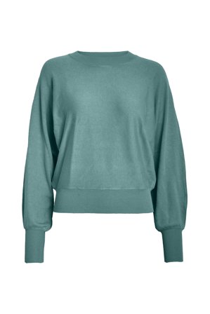 MSDana Bat Sleeve Knit Pullover North Atlantic Mel XS