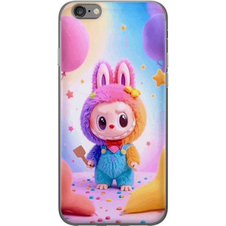 Kompatibelt Mobildeksel til Apple Apple iPhone 6s Vinyl monsterfigur kanin med nøkkelring
