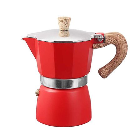 Aluminium Espresso Kaffeemaskine Percolator Komfurtop Gryde Kande i Italiensk Stil