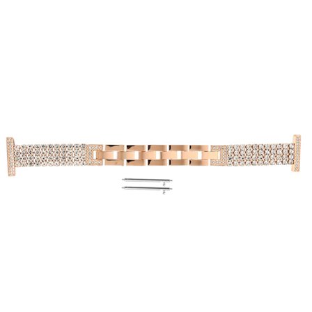 4 Rhinestone Watch Strap Band Replacement Wristband för Huawei Watch 22mm DevicesRose Gold