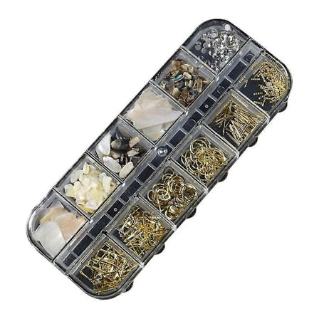 Akryyliperhonen Kukka Karhu Kynsikoriste Ripus, Monimuotoinen Helmi Strassit Kultainen Metalli Kynsikoriste, Kynsikoriste Ripus Sovellus Koru 