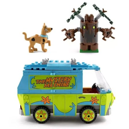 Scooby-Doo Mystery Machine Rakennuspalikat 305 osaa MOC-kokoamispalikat-FA-