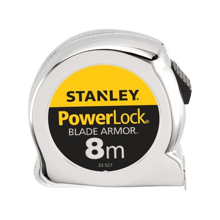 STANLEY PowerLock BladeArmor Måttband 25 mm x 8 m, Mätinstrument