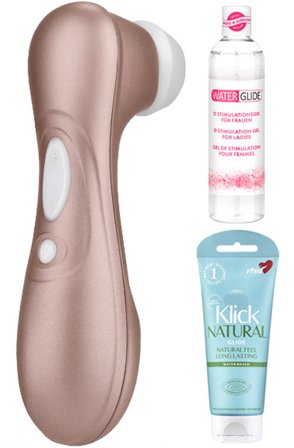 Satisfyer Pro 2 NG + Orgasmusgel + Gleitmittel