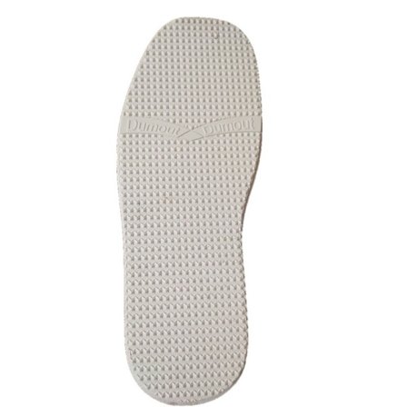 1 Par Sko Mat Stickers Gummi Skostykker HVIT