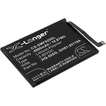 Akku älypuhelin, Matkapuhelin Samsung Galaxy A02s, SM-A025F, M-A025U ja muut.