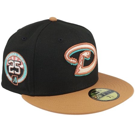 New Era - Negro fitted Gorra - Arizona Diamondbacks Autumn Ridge 59FIFTY Aridiaco 25yrs Black/Peanut Fitted @ Hatstore