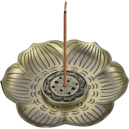 Buddha Rökelsehållare Rökelsehållare Mässing Lotuspinnar Vintage I