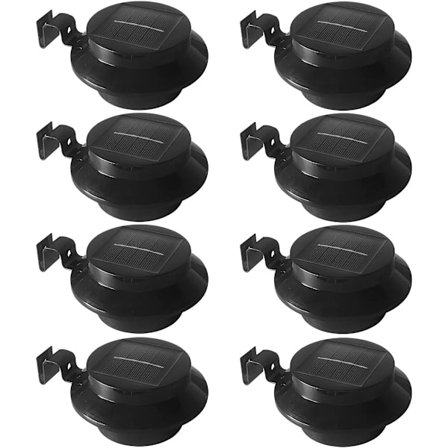 Tagrender Lys Solenergi Vandtæt Solcellelampe til Udendørs Brug, ZQKLA