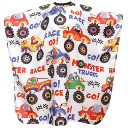 Barneklippekappe - Klippekappe - Vanntett skjerf for barn - Gjenbrukbar