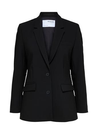 Slfrita Ls Classic Blazer Fd Noos Black Selected Femme