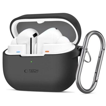 Tech-Protect Galaxy Buds 3/3 Pro Skal Silikon Hook - Svart