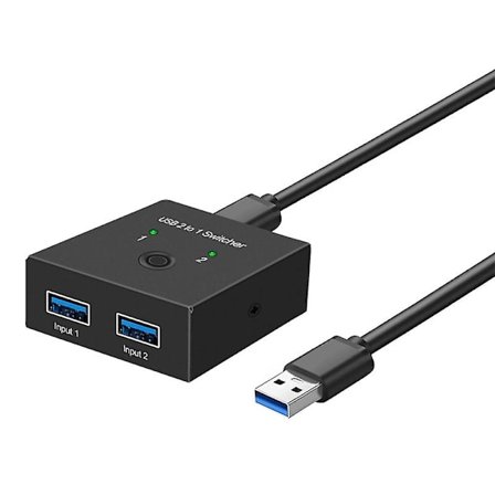 USB 3.0-bryter for 2 PC-er - Tosidig USB-bryterboks - Deling av 2x USB3.0