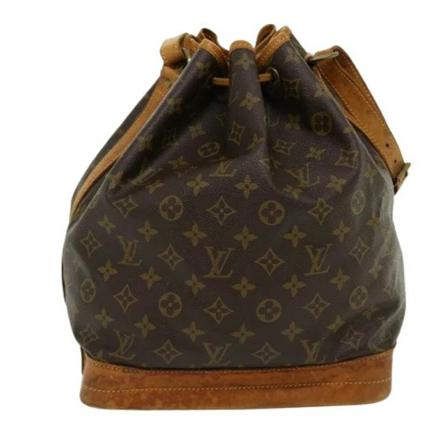 Louis Vuitton Vintage, Pre-owned Noe Monogram Bag Bruin, Dames, Maat:ONE Size,leer