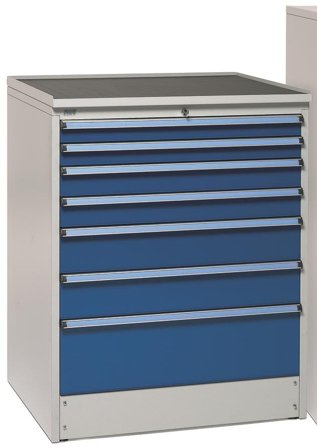 Treston 61407048 Laatikosto Tyyppi 90/110-48, laatikot (kpl x korkeus mm): 3x100, 2x150, Autotallin sisustus & säilytys