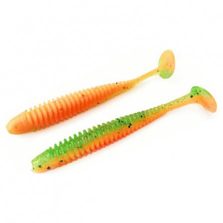 Noike Wobble Shad 3'' 7,6cm (9-pack) - Fire Tiger UV