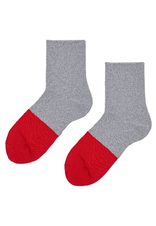 Happy Socks Extended Toe 1/2 Crew Sock Sockor Unisex Vit 36-40