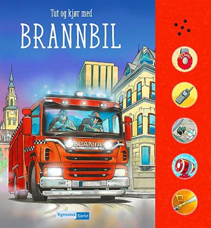 Tut og kjør med brannbil - Bok av Gunn E. Schmidt - Board book