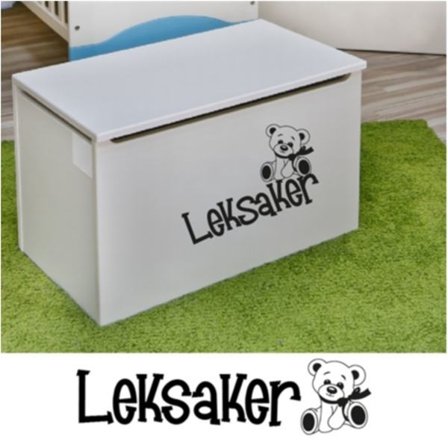 Leksaker Nalle Väggord Väggdekor Självhäftande vinyl