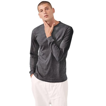 Bella + Canvas Unisex Vuxen CVC Heather Långärmad T-shirt XL