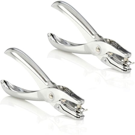 1 Hullemaskine, Enkelt Hullemaskine, 5 Ark Kapacitet, Klassisk Kontor Papir Hullemaskine til Håndværk Papir