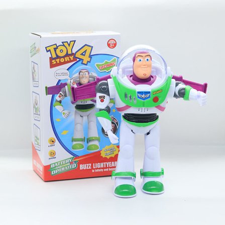 Disney Buzz Lightyear Lyd Actionfigur fra Toy Story, Interaktiv Leke for Barn,a