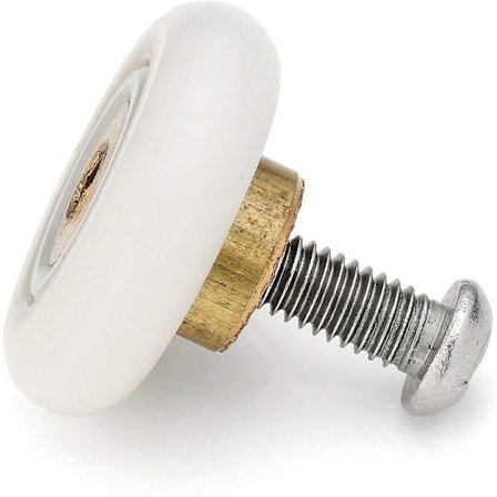 Dusjskyvedører med ruller, 20 mm, sett med 4