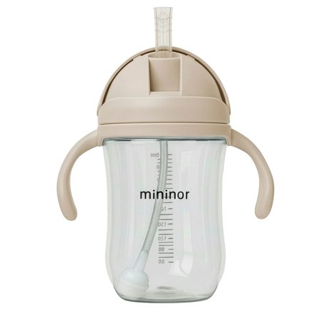 Mininor Sugerørskop Tritan Skyet Morgen 330 ml, Børn & Forældre, Sutteflasker & Tilbehør, Sutteflasker