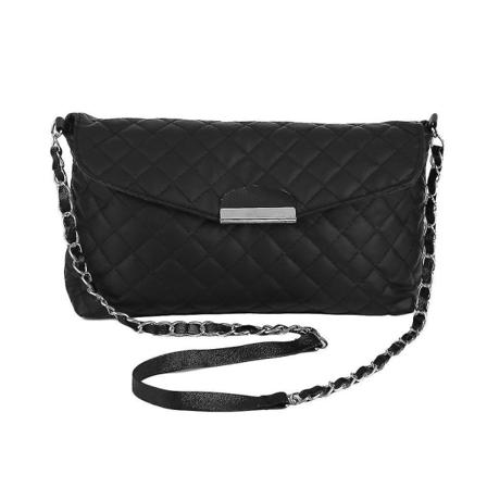 Dameskulderveske PU-lær Clutch Kjede Tote Messenger