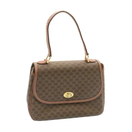 Celine Vintage Pre-owned Macadam brun, Dam Vintage Väskor, Dam, Storlek: ONE SIZE