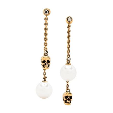 Alexander McQueen, Earring Żółty, Kobieta, Rozmiar: ONE Size