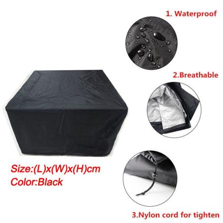 Hushållskontorsskrivare Brother HP-skrivare Cover Antidamm Vattentät stol Organizer Förvaringsväska Black 43x43x32cm