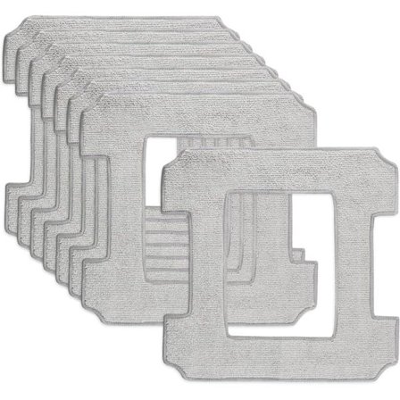 Ecovacs Winbot W1 W1S W1Smax W2 W960 WG819-14 Erstatningsmoppesett 14 Deler Mikrofiber Rengjøringsklut Kompatibel med Ecovacs